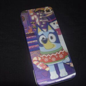 Bluey Christmas lollipop tin, no lollipops, just tin